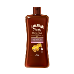 Pack de 2 - Hawaiian Tropic - Huile solaire SPF 15 – Noix de coco & goyave – 100ml 2