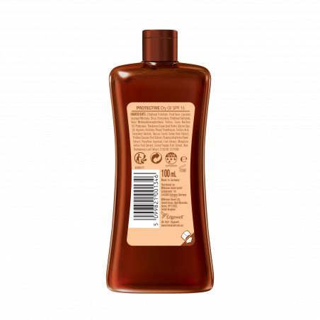 Pack de 2 - Hawaiian Tropic - Huile solaire SPF 15 – Noix de coco & goyave – 100ml