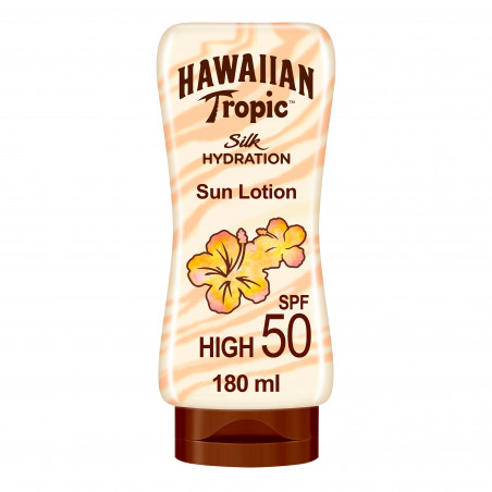 Pack de 2 - Hawaiian Tropic - LOTION PROTECTRICE SILK HYDRATION SPF 50 180ml
