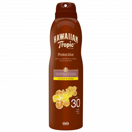 Pack de 2 - Hawaiian Tropic - BRUME D'HUILE  SPF30  180ML
