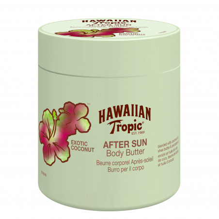 Pack de 2 - Hawaiian Tropic - Beurre corporel après-soleil – Noix de coco – 250 ml