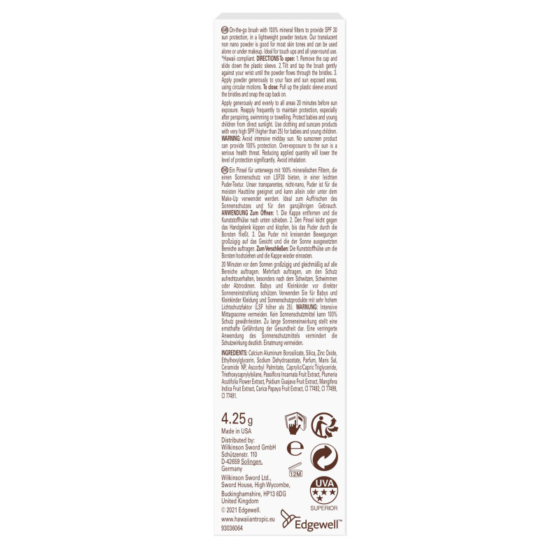 Pack de 2 - Hawaiian Tropic - Mineral Brush