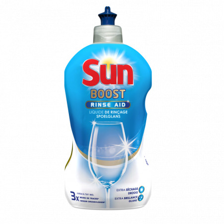 Pack de 3 - Sun Liquide de Rinçage Lave-Vaisselle Expert Shine Boost Regular 450ml