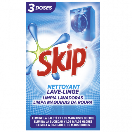 SKIP Nettoyant Lave-Linge 3 Dosettes