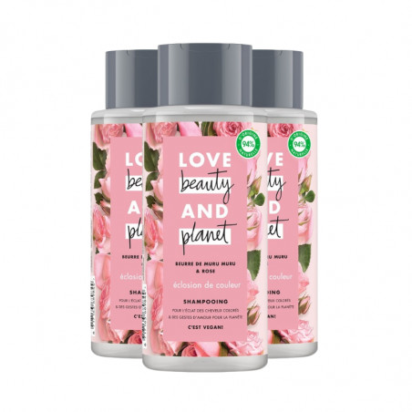 Love Beauty & Planet Shampooing Eclosion de couleur 400 ml