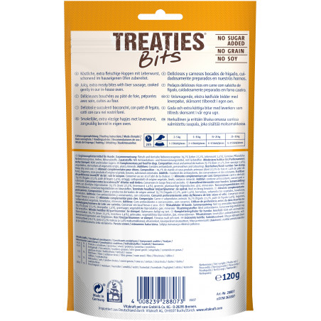 Vitakraft Treaties Bits - Friandise pour Chien au Pâté de foie