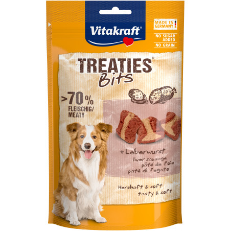 Vitakraft Treaties Bits - Friandise pour Chien au Pâté de foie