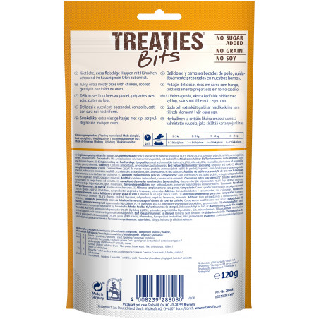 Vitakraft Treaties Bits - Friandise pour Chien au Poulet