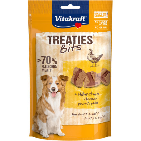 Vitakraft Treaties Bits - Friandise pour Chien au Poulet