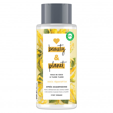 Love Beauty & Planet Après-Shampooing Oasis Réparatrice 400 ml