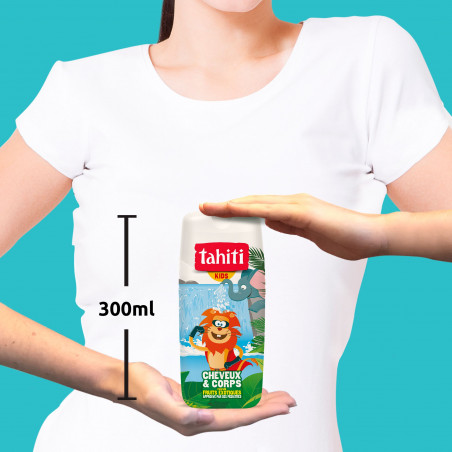 Gel douche Enfant Tahiti Fruits Exotiques Cheveux & Corps  - 300ml Gel douche Enfant Tahiti Fruits Exotiques Cheveux & Corps  - 300ml
