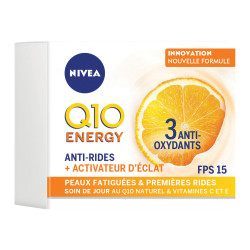 Nivea - Crème visage anti-rides Energie Vitamine C Q10 Power 50ml