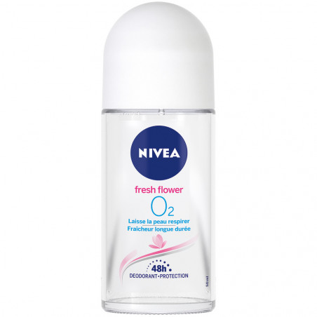 Nivea - Déodorant Bille Protection Longue Durée Fresh Flower O2 50ml