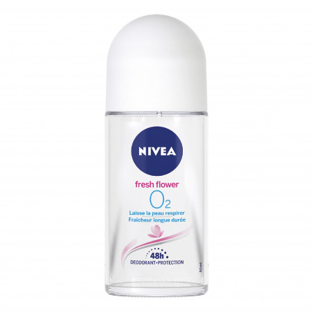 Nivea - Déodorant Bille Protection Longue Durée Fresh Flower O2 50ml