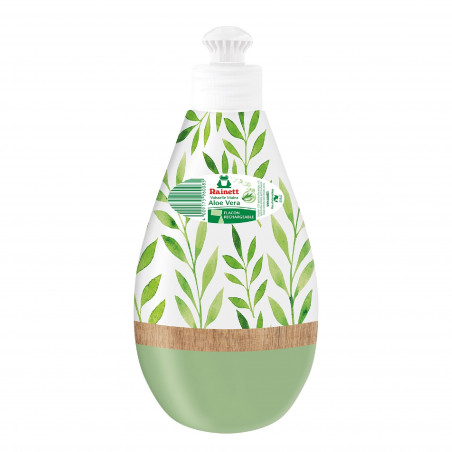 Rainett Vaisselle Mains Ecolabel Flacon Déco Aloe Vera 4 décors 400ml