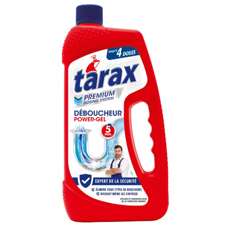 Tarax Déboucheur Power-Gel 5 min 4 doses 1l