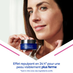 Pack de 2 - NIVEA - Soin de Nuit Anti-Âge Repulpant CELLULAR EXPERT FILLER  2X50ml 2