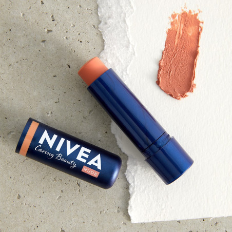 Pack de 6 - LABELLO - Baume Sticks à lèvres coloré LABELLO Caring Beauty Nude 6X5,5ml