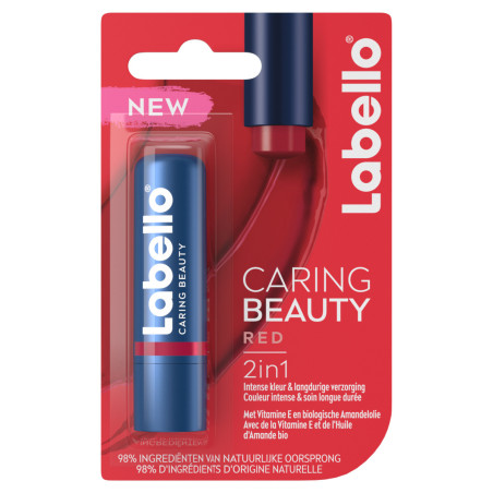 Pack de 6 - LABELLO - Baume Sticks à lèvres coloré LABELLO Caring Beauty Rouge 6X5,5ml Pack de 6 - LABELLO - Baume Sticks à lèvres coloré LABELLO Caring Beauty Rouge 6X5,5ml