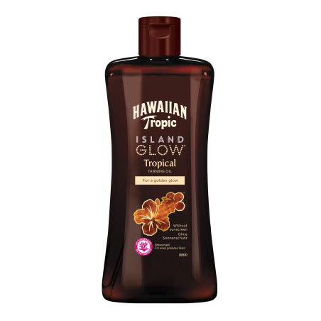 Lot de 2 - Hawaiian Tropic Huile de bronzage Island Glow Lot de 2 - Hawaiian Tropic Huile de bronzage Island Glow