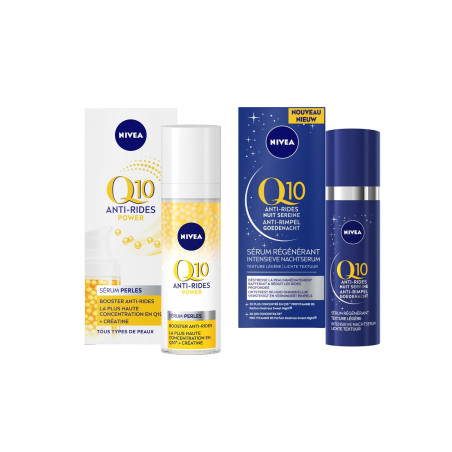 LOT Routine Q10 Perles Booster + Sérum Nuit Régénérant  2X30ml LOT Routine Q10 Perles Booster + Sérum Nuit Régénérant  2X30ml