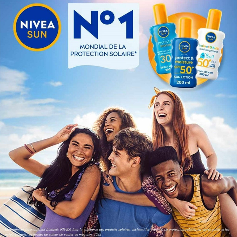 Protection solaire lait NIVEA FPS 30 Protect & Bronze 200ml