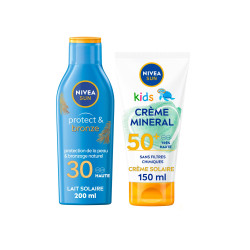 Protection solaire lait NIVEA FPS 30 Protect & Bronze 200ml