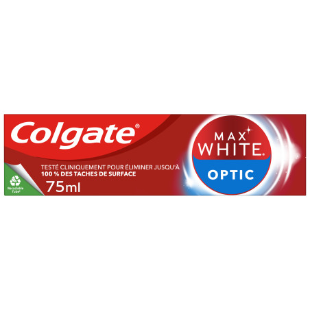 Pack de 12 dentifrices Colgate blancheur instantanée 75ml