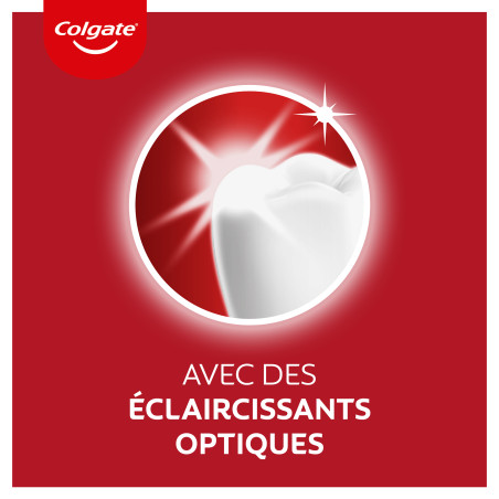 Pack de 12 dentifrices Colgate blancheur instantanée 75ml