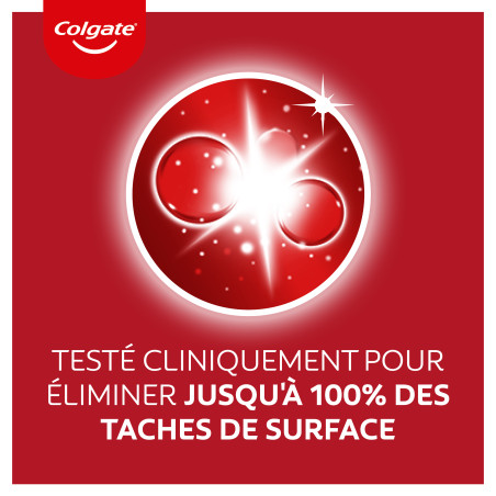 Pack de 12 dentifrices Colgate blancheur instantanée 75ml