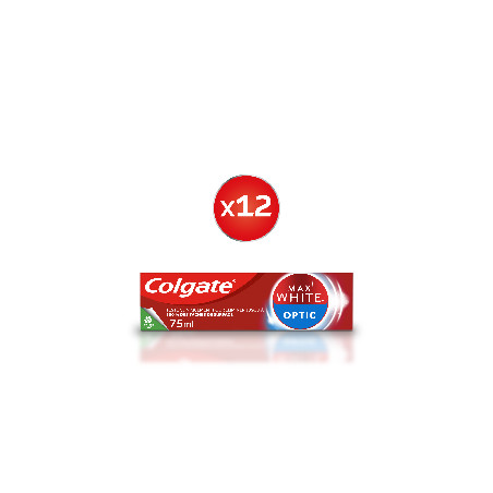 Pack de 12 dentifrices Colgate blancheur instantanée 75ml