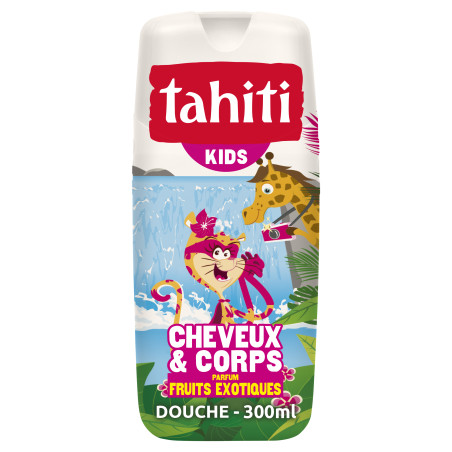 Gel douche Enfant Tahiti Fruits Exotiques Cheveux & Corps  - 300ml