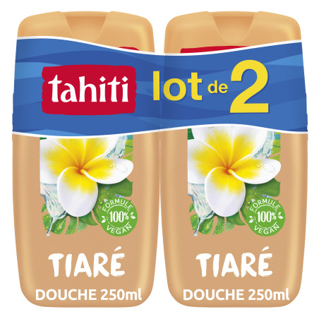 Lot Gel douche Tahiti Tiaré Sensuelle - 2x250ml