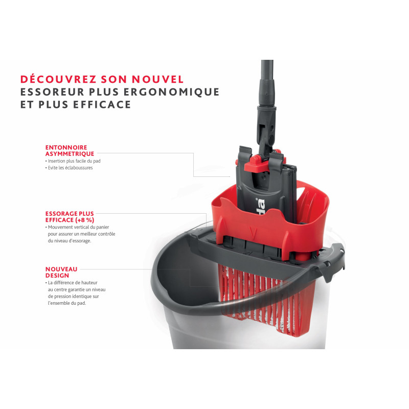 Vileda - Set Complet Ultramax Sensitive - Balai + Seau-Essoreur