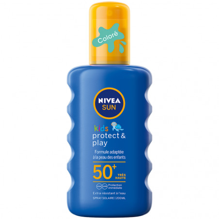 Nivea Sun - Spray Kids Protect & Play Coloré FPS 50+ 200Ml