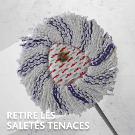 Vileda Recharge Turbo 3 en 1 avec pad central – Retire 99% des bactéries Vileda Recharge Turbo 3 en 1 avec pad central – Retire 99% des bactéries