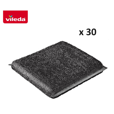 Vileda - Récureurs Glitzi power Inox 2pcs