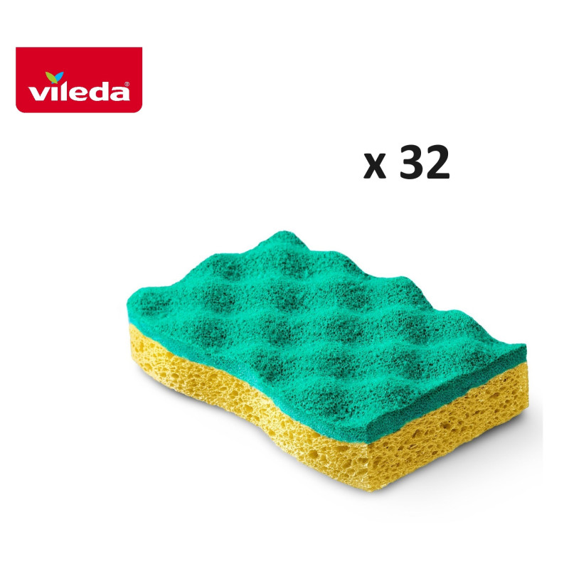 Vileda - Récureurs Glitzi power Inox 2pcs