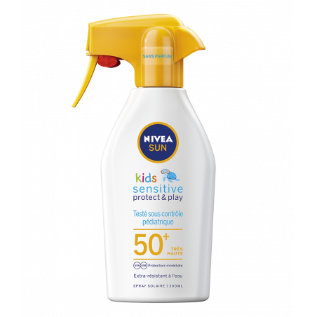 Nivea Sun - Pistolet Kids Protect & Play Sensitive FPS 50+  300Ml Nivea Sun - Pistolet Kids Protect & Play Sensitive FPS 50+  300Ml