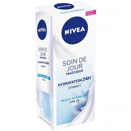 Nivea - Soin Jour 24 H Hydratant + Fraîcheur Peaux Normales À Mixtes 50Ml