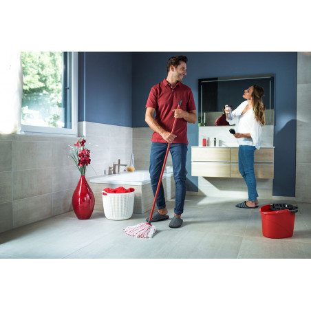 Vileda - Pack de 4 - Recharge Supermocio - tête Microfibre&Power