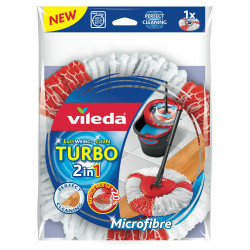 Vileda - Pack de 3 - Recharge 2en1 TURBO Easy wring&clean