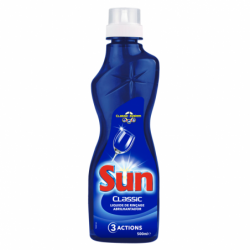 Pack de 16 Sun Liquide de Rinçage Lave-Vaisselle Triple Action Classic 500ml