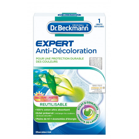Pack de 4 - Dr. Beckmann lingette anti decoloration reutilisable