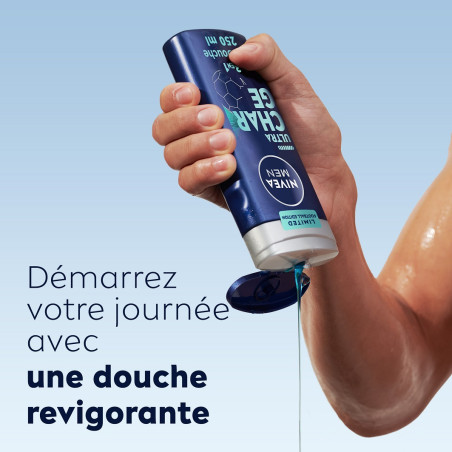 Pack de 6 - Nivea - Gel Douche Homme Ultra Charge FOOT 150ml Pack de 6 - Nivea - Gel Douche Homme Ultra Charge FOOT 150ml
