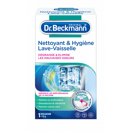 Dr. Beckmann nettoyant et hygiène lave vaisselle 75g