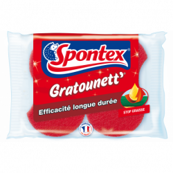 Spontex - 2 Eponges Gratounett' Stop-Graisse