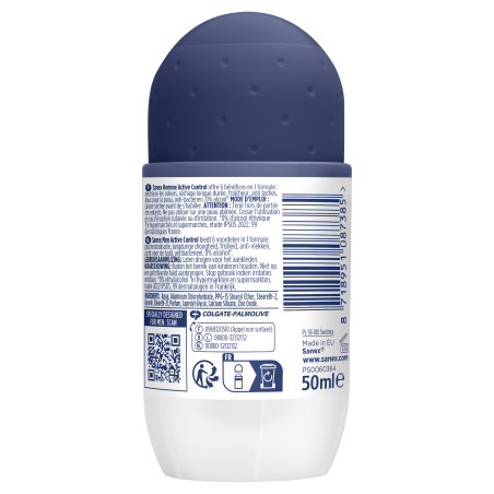 Pack de 3 - Déodorant Anti-transpirant Homme Sanex Men Dermo 48h bille - 50ml Pack de 3 - Déodorant Anti-transpirant Homme Sanex Men Dermo 48h bille - 50ml