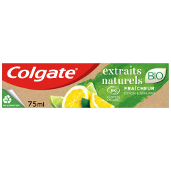 Pack de 4 - Dentifrice Colgate Extraits Naturels Bio Citron & Agrumes 75ml 2