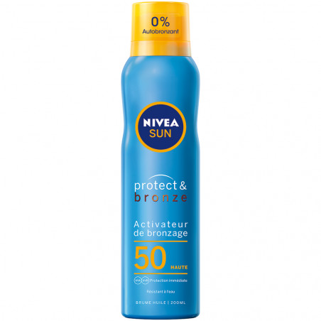 Nivea Sun - Pack de 2 - Brume Protect & Bronze FPS 50 200Ml Nivea Sun - Pack de 2 - Brume Protect & Bronze FPS 50 200Ml